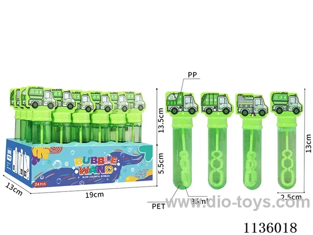 Sanitation car bubble wands (1 colour 4 models)