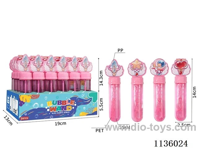 Fairy Wand Bubble Wands (1 colour 4 models)