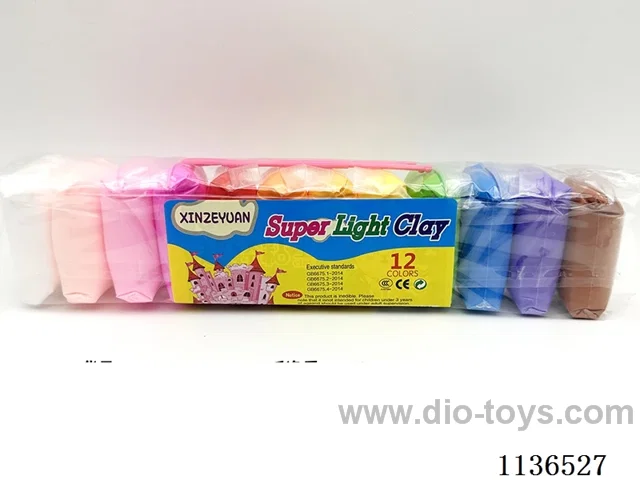 12 colours medium pouch 11.5g candy clay