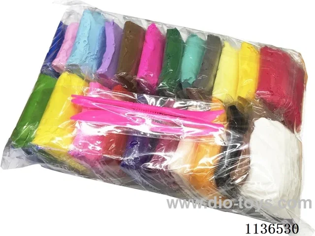 10G 24 Colours Simple Pack Clay 24PCS/Bag