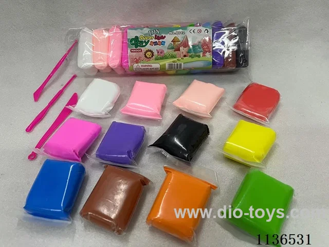 12 Colours Ultralight Clay Pack