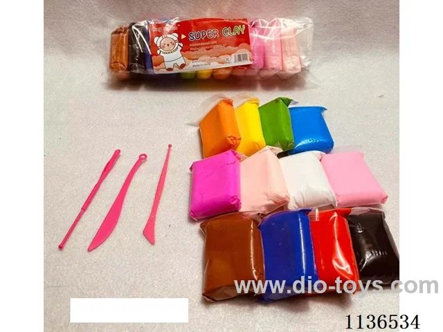 12 Colours Ultralight Clay