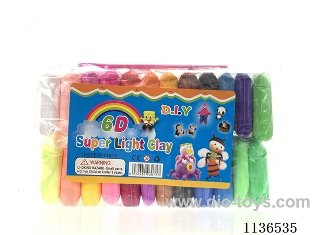 24pcs Ultralight Clay (10g*24pcs)