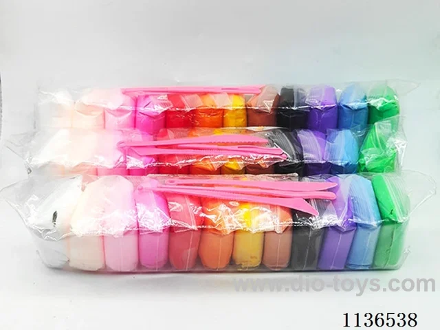 12 Colours Ultralight Clay, Space Clay, Rubber Clay 10G/bag