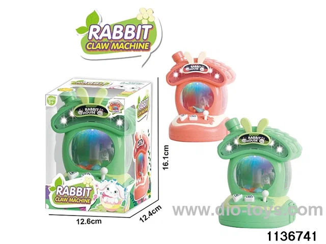 Lighted rabbit crane machine