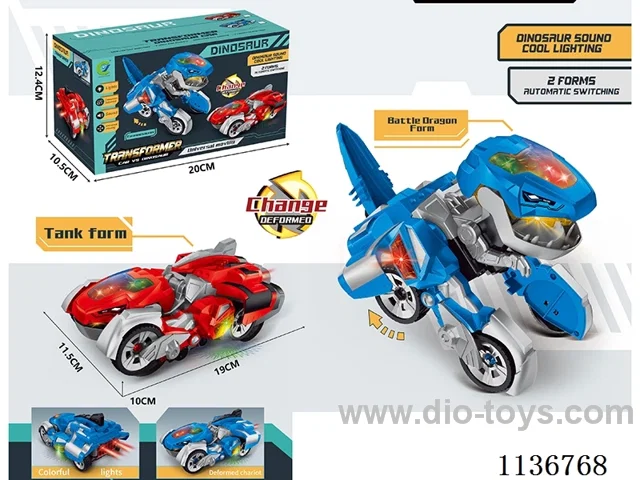 B/O Universal Transformer Dinosaur Car