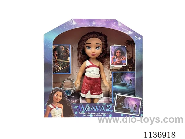 6’ Empty Body II Ocean's Adventure Princess Moana + Necklace