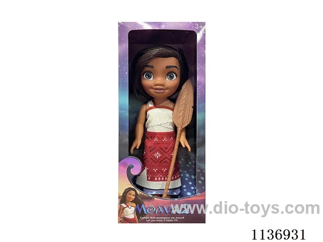 14-inch vinyl hand solid body lights theme song music II Ocean's Kiwi Princess Moana + oars