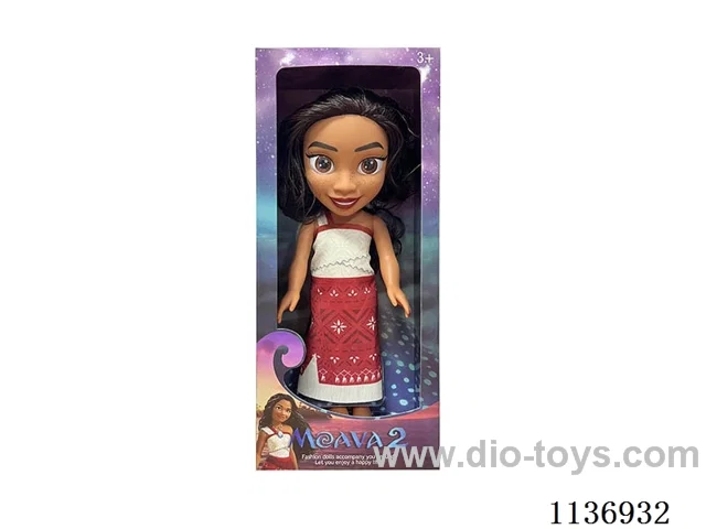 14 inch full body vinyl 3D eye II Ocean's Adventure Princess Moana with theme song music