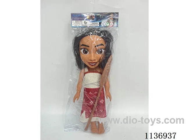 14’ Full Body Vinyl 3D Eye II Ocean's Adventure Princess Moana with Theme Song Music + Oars