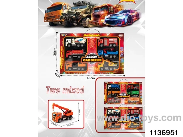 6pcs pull back Alloy Car