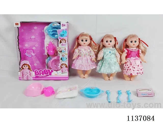 14’ Drinking Doll (with urinal, English IC, 7pcs set)