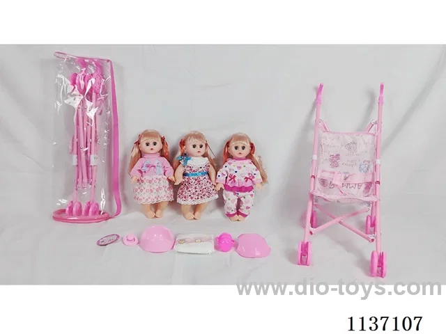 14’ Drinking Doll (with pee function, English IC, 5 pieces set)