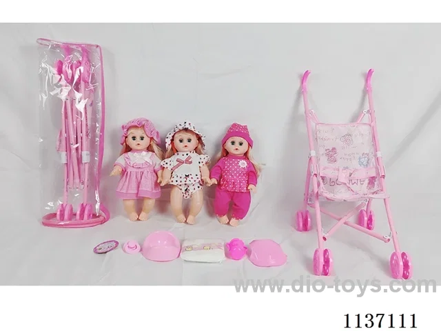 14’ Drinking Doll (with Pee Function, English IC, 5 pieces set)