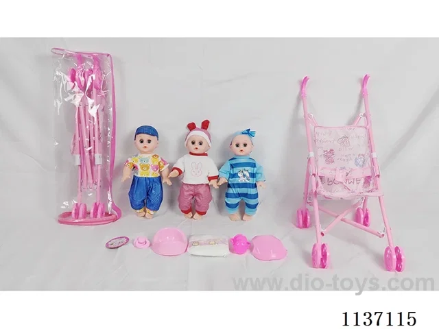14’ Drinking Doll (with Urinal Function, English IC, 5 pieces set)