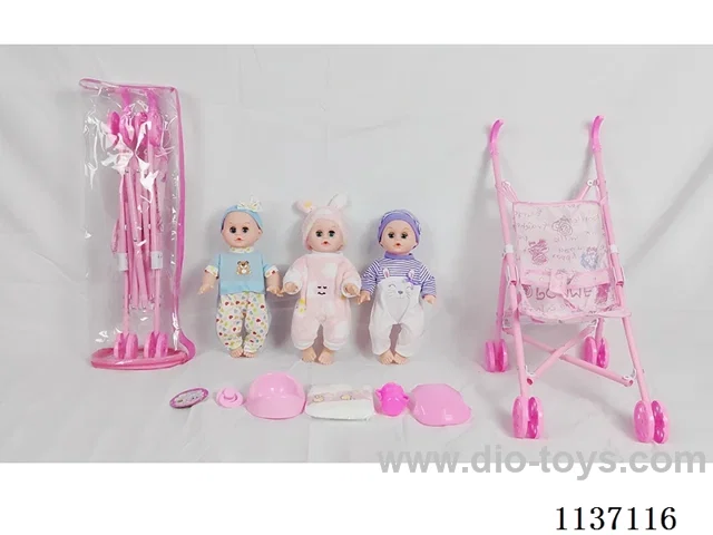 14’ Drinking Doll (with Urinal Function, English IC, 5 pieces set)