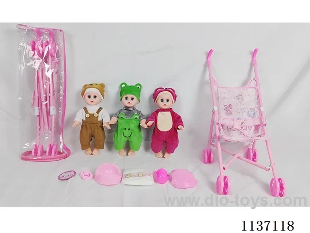 14’ Drinking Doll (with Urinal Function, English IC, 5 pieces set)