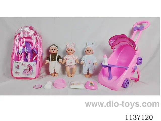 14’ Drinking Doll (with urination in English IC, multi-functional dining chair, 4-piece set)