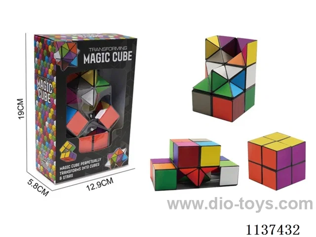 2 IN 1 infinite variety of MAGIC CUBE decompression toy (with magnet)
