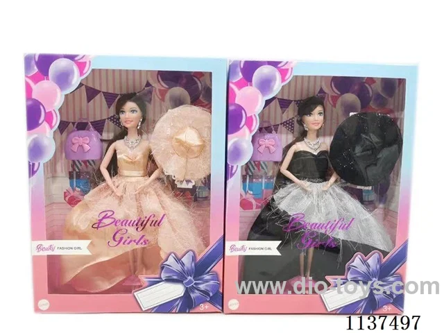 11.5 inch hard body barbie doll doll + jewellery accessories