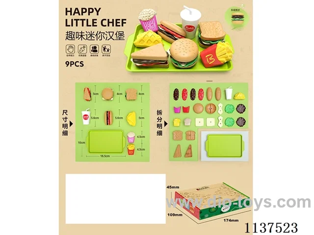 Small Burger Display Case
