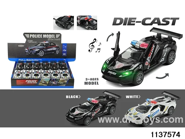 1:32 Alloy Pull Back Car W L/M