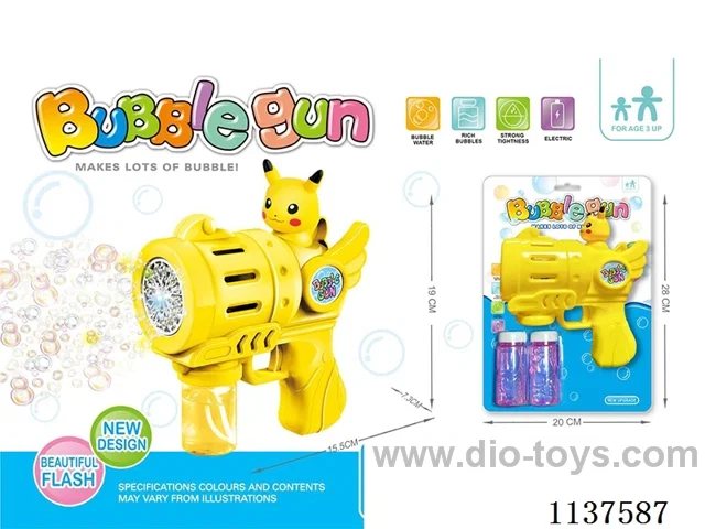 20 holes Pikachu bubble gun