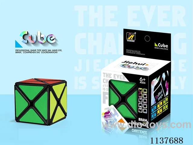 Eight-axis cube/sticker