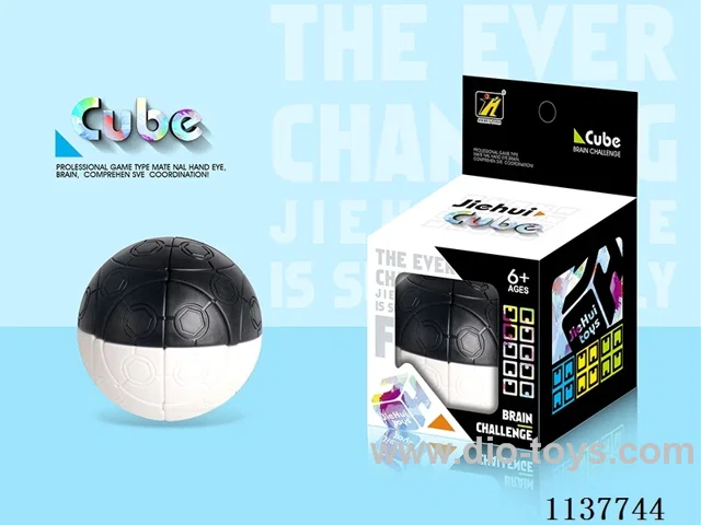 Football Rubik's Cube Black and White