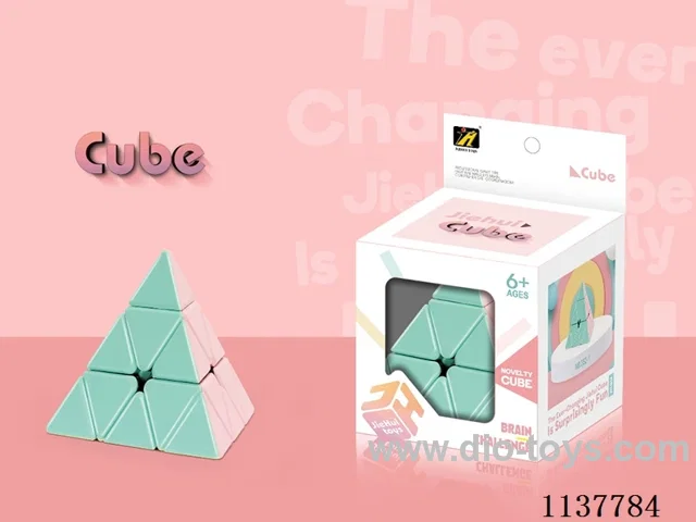 Pyramid Cube/Solid coloured macaroons without steel balls