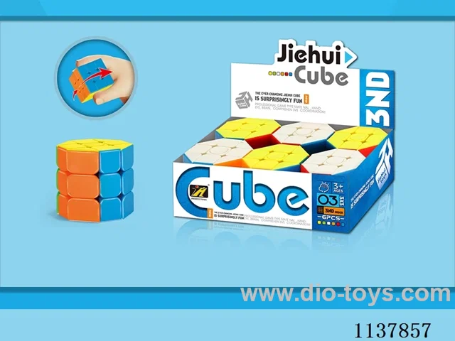 Octagonal Cylinder Solid Colour Cube/Bearing