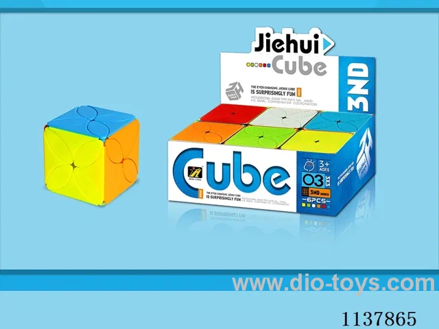 Clover cube/solid colour