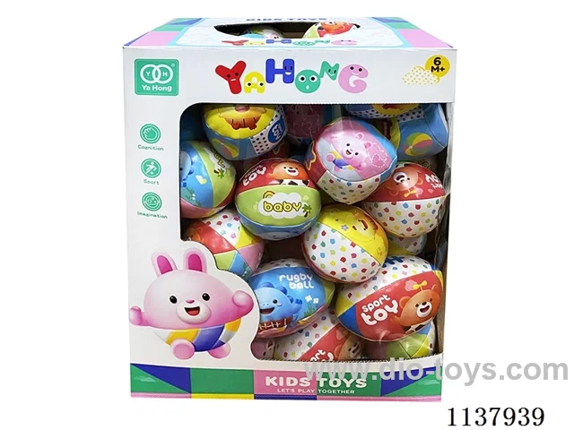 4 inch cartoon fun bell joy ball colour boxed 3 models