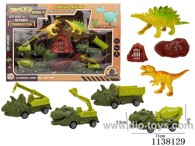 pull back Dinosaur Vehicle