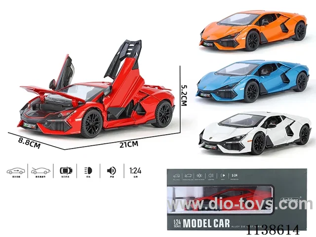 1：24 pull back alloy car W L/M