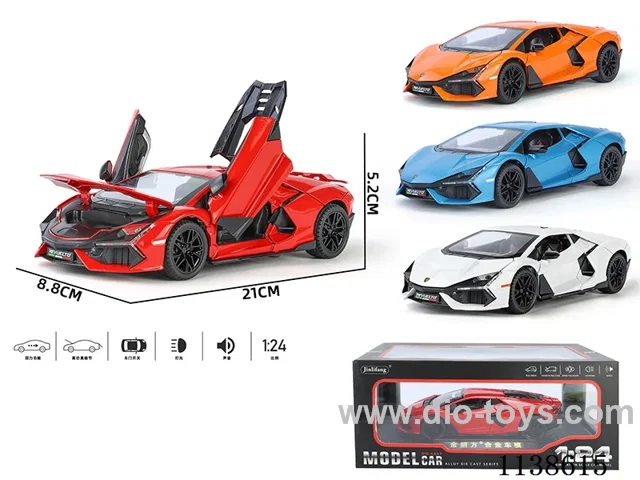 1：24 pull back alloy car W L/M