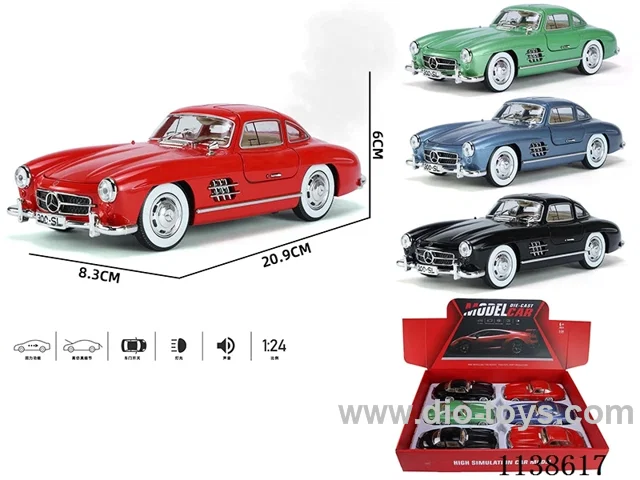 1：24 pull back alloy car W L/M