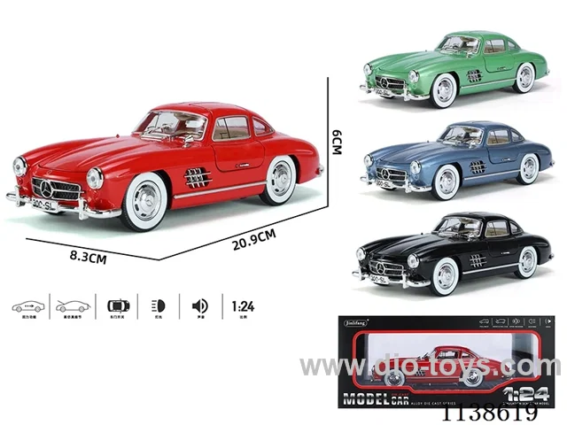 1：24 pull back alloy car W L/M