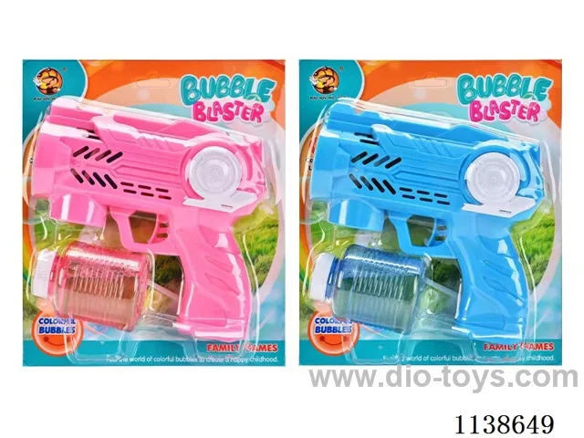 Mechanical bubble gun with six holes 1*100ml