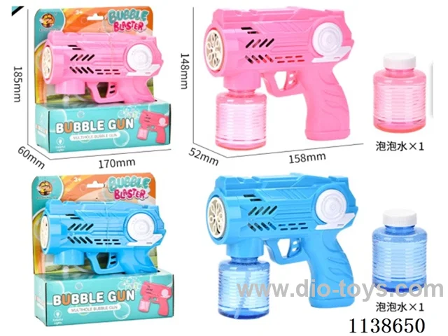 Six-hole mechanical bubble gun 1*100ml