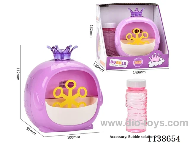 Mini Crown Bubble Gun 1*50ml