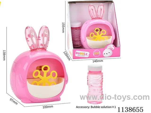 Mini rabbit bubble machine 1*50ml