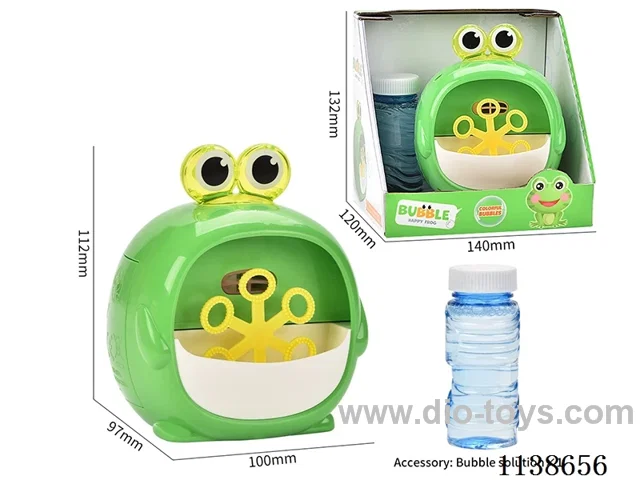 Mini frog bubble machine 1*50ml