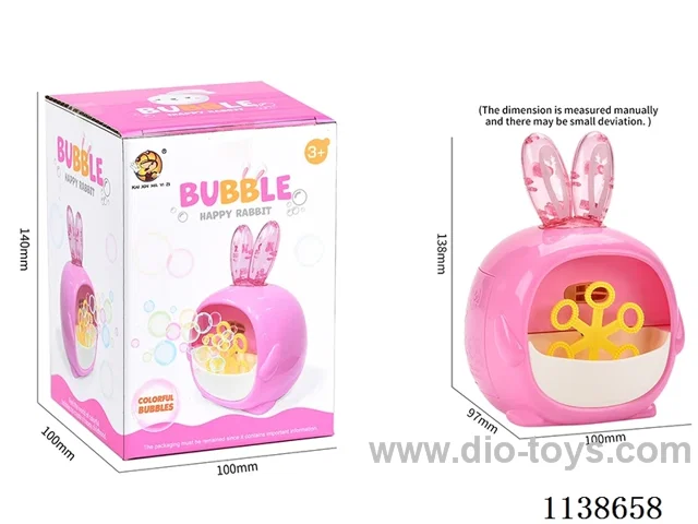 Mini rabbit bubble machine 1*50ml