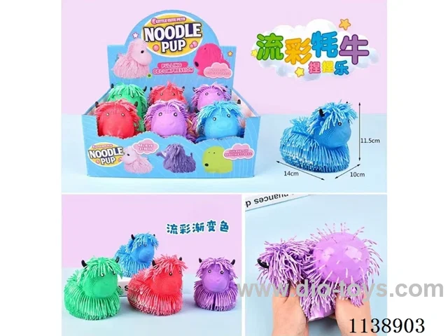 6PCS colourful yak pincushion with lights