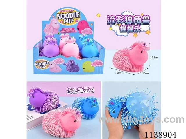 6PCS colourful unicorn pinchers