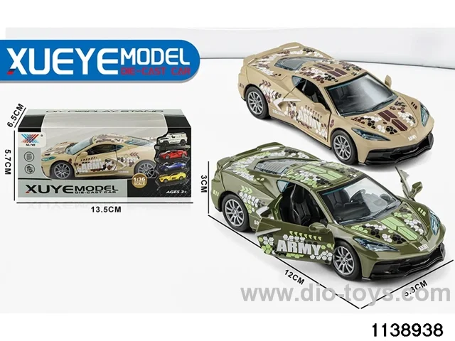 1:32 Alloy Pull Back Car