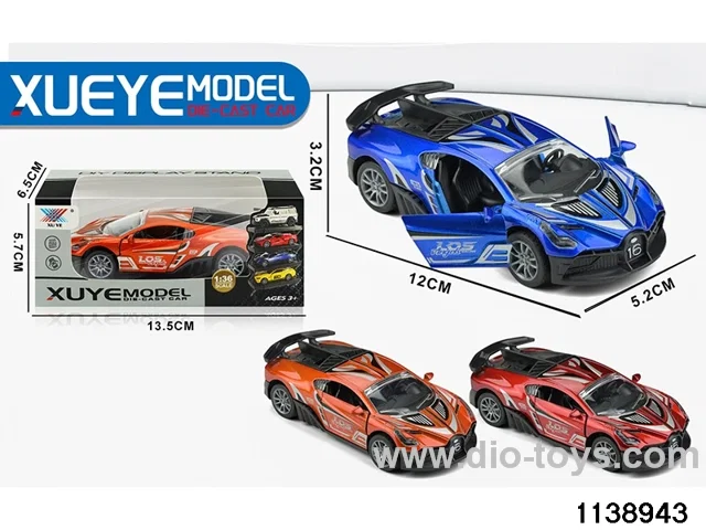 1:32 Alloy Pull Back Car