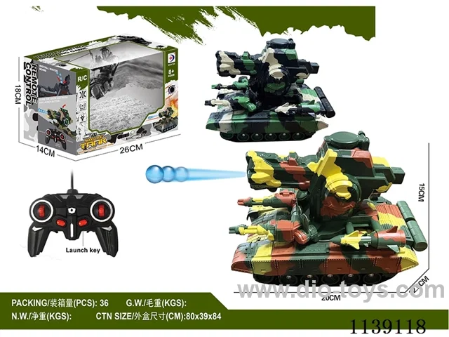 rc tank with water bullet not included battery