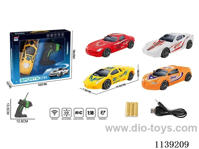 1:24 4ch rc car included battery